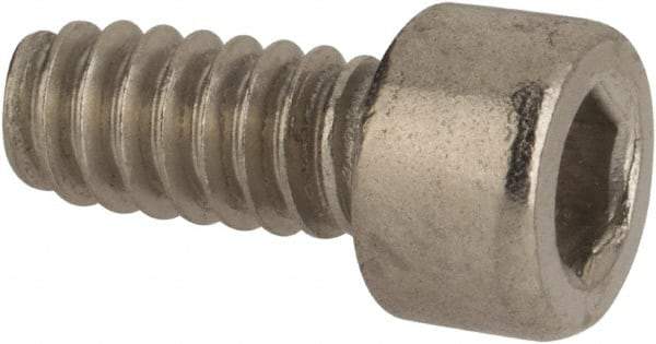 Value Collection - #6-32 UNC Hex Socket Drive, Socket Cap Screw - Grade 316 Stainless Steel, 5/16" Length Under Head - Apex Tool & Supply
