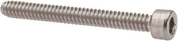 Value Collection - #6-32 UNC Hex Socket Drive, Socket Cap Screw - Grade 316 Stainless Steel, 1-1/4" Length Under Head - Apex Tool & Supply