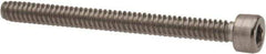 Value Collection - #6-32 UNC Hex Socket Drive, Socket Cap Screw - Grade 316 Stainless Steel, 1-1/2" Length Under Head - Apex Tool & Supply