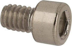 Value Collection - #8-32 UNC Hex Socket Drive, Socket Cap Screw - Grade 316 Stainless Steel, 1/4" Length Under Head - Apex Tool & Supply