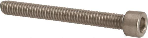 Value Collection - #8-32 UNC Hex Socket Drive, Socket Cap Screw - Grade 316 Stainless Steel, 1-1/2" Length Under Head - Apex Tool & Supply