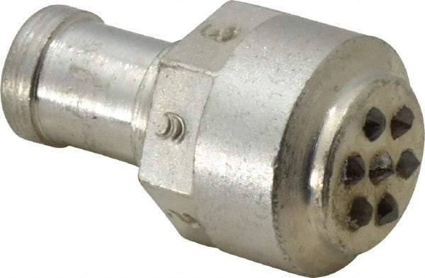 Norton - 1-5/16" Long x 7/16" Shank Diam Multi-Point Diamond Dresser - Contains 7 Stones - Apex Tool & Supply