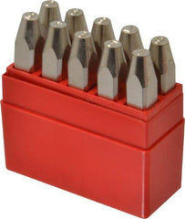Pryor - 10 Piece, 3/16" Character Steel Stamp Set - Figures, Heavy Duty - Apex Tool & Supply