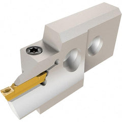 Iscar - 3" Groove Width, 9mm Max Depth of Cut, Left Hand Cut, HGAE Indexable Grooving Blade - HGPL Insert Style, Series Heliface - Apex Tool & Supply