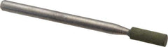 Cratex - 1/8" Max Diam x 3/8" Thick, Shape Code W145, Rubberized Point - Fine Grade, Aluminum Oxide - Apex Tool & Supply