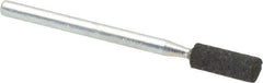 Cratex - 3/16" Max Diam x 1/2" Thick, Shape Code W154, Rubberized Point - Medium Grade, Aluminum Oxide - Apex Tool & Supply