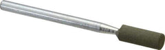 Cratex - 3/16" Max Diam x 1/2" Thick, Shape Code W154, Rubberized Point - Fine Grade, Aluminum Oxide - Apex Tool & Supply