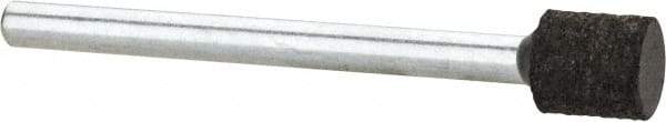 Cratex - 1/4" Max Diam x 1/4" Thick, Shape Code W160, Rubberized Point - Medium Grade, Aluminum Oxide, Mounted - Apex Tool & Supply