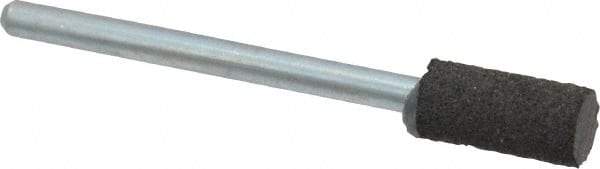 Cratex - 1/4" Max Diam x 1/2" Thick, Shape Code W163, Rubberized Point - Medium Grade, Aluminum Oxide, Mounted - Apex Tool & Supply