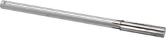 Made in USA - 0.511" Carbide-Tipped 6 Flute Chucking Reamer - Straight Flute, 7/16" Straight Shank, 2" Flute Length, 8" OAL - Apex Tool & Supply