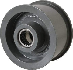 Browning - 2-1/2" Cast Iron Flat Face Idler - Drive Tighteners & Idlers - Apex Tool & Supply