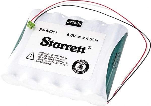 Starrett - Height Gage NiMH Battery - For Use with Altissimo Electronic Height Gages - Apex Tool & Supply