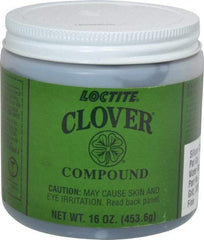 Loctite - 1 Lb Water Soluble Compound - Compound Grade Extra Fine, 280 Grit, Black & Gray, Use on General Purpose - Apex Tool & Supply