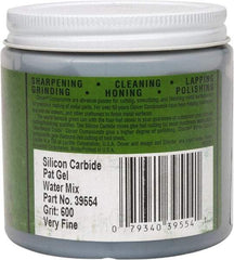 Loctite - 1 Lb Water Soluble Compound - Compound Grade Super Fine, 600 Grit, Black & Gray, Use on General Purpose - Apex Tool & Supply