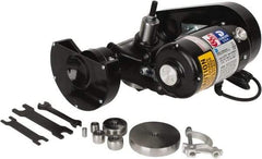 Dumore - Interchangeable, Internal and External Spindle, Tool Post Grinder - 1/8, 9 to 20 Inch Lathe Swing Compatibility, 0.75 hp, 120 Volts - Apex Tool & Supply