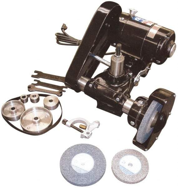 Dumore - Interchangeable, Internal and External Spindle, Tool Post Grinder - 1/2, 1/2 hp, 120 Volts, 1-7/8 Inch Spindle Hole Diameter - Apex Tool & Supply