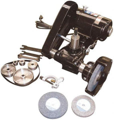 Dumore - Interchangeable, Internal and External Spindle, Tool Post Grinder - 1/2, 1/2 hp, 120 Volts, 1-7/8 Inch Spindle Hole Diameter - Apex Tool & Supply
