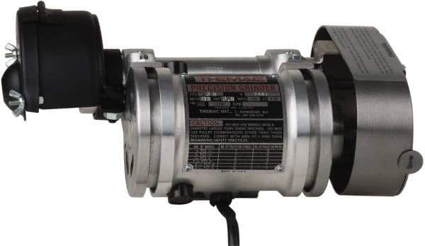 Themac - Interchangeable, Internal and External Spindle, Tool Post Grinder - 1/8, 12 to 15 Inch Lathe Swing Compatibility, 1/2 hp, 115 Volts, 11-3/8 Inch Long, 55/64, 1-7/64, 1-47/64, 1-63/64 and 2-13/16 Inch Spindle Hole Diameter - Apex Tool & Supply