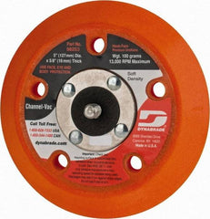 Dynabrade - 5" Diam Disc Backing Vacuum Replacement Pad - Soft Density, 12,000 RPM - Apex Tool & Supply
