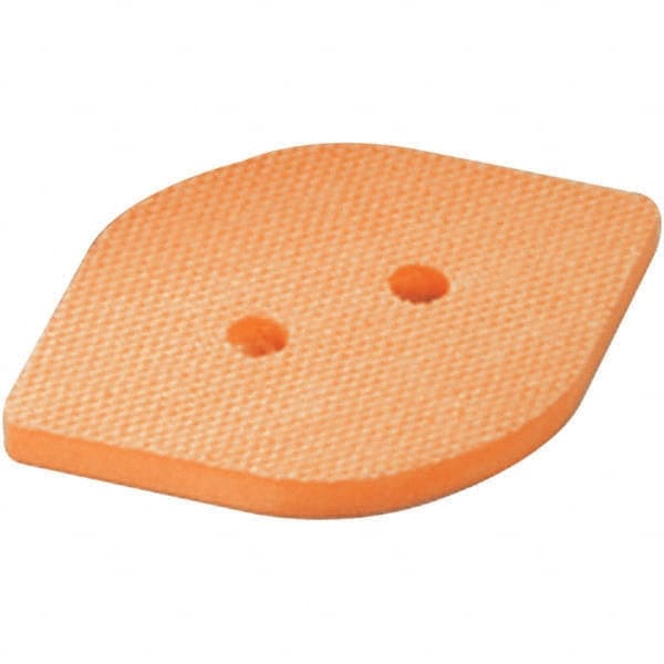 Dynabrade - 2-3/8" Wide, 3-3/4" Long, Tear Drop, Hook & Loop Face Conversion Backing Pad - Apex Tool & Supply