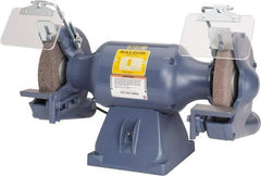 Baldor - 8" Wheel Diam x 1" Wheel Width, 3/4 hp Grinder - 3/4" Arbor Hole Diam, 1 Phase, 3,600 Max RPM, 115/230 Volts - Apex Tool & Supply