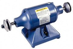 Baldor - 10" Wheel Diam x 1-1/4" Wheel Width, 1-1/2 hp Buffer - 7/8" Arbor Hole Diam, 3 Phase, 1,800 Max RPM, 208/230/460 Volts - Apex Tool & Supply
