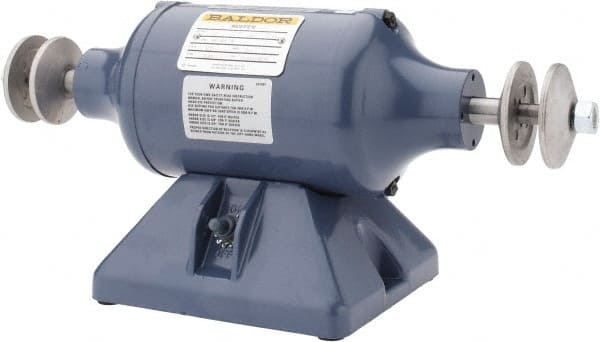 Baldor Reliance - 6" Wheel Diam x 3/4" Wheel Width, 1/3 hp Buffer - Apex Tool & Supply