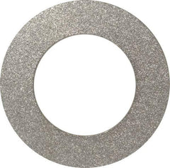 Made in USA - 5" Diam x 3" Hole x 1/4" Thick, 90/100 Grit Surface Grinding Wheel - Diamond, Coarse Grade - Apex Tool & Supply