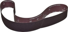 Norton - 2-1/2" Wide x 60" OAL, 60 Grit, Aluminum Oxide Abrasive Belt - Aluminum Oxide, Medium, Coated, X Weighted Cloth Backing, Series R228 - Apex Tool & Supply
