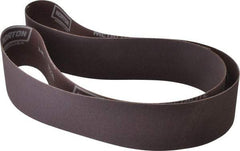 Norton - 2-1/2" Wide x 60" OAL, 120 Grit, Aluminum Oxide Abrasive Belt - Aluminum Oxide, Fine, Coated, X Weighted Cloth Backing, Series R228 - Apex Tool & Supply