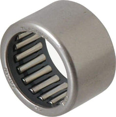 IKO - 0.787" Bore Diam, 2,850 Lb. Dynamic Capacity, 20 x 26 x 16mm, Caged, Open End, Shell Needle Roller Bearing - 1.024" Outside Diam, 0.63" Wide - Apex Tool & Supply