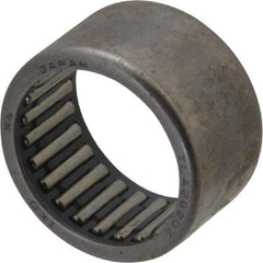 IKO - 1.102" Bore Diam, 4,700 Lb. Dynamic Capacity, 28 x 35 x 20mm, Caged, Open End, Shell Needle Roller Bearing - 1.378" Outside Diam, 0.787" Wide - Apex Tool & Supply