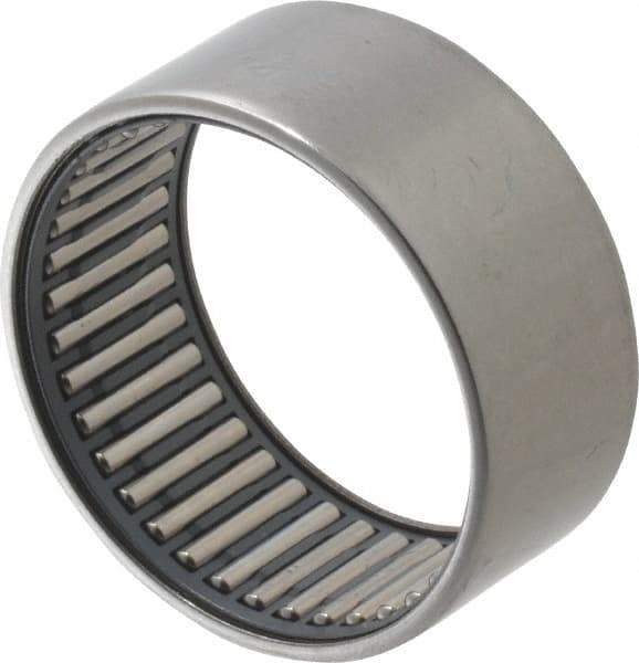 IKO - 1.969" Bore Diam, 8,700 Lb. Dynamic Capacity, 50 x 58 x 25mm, Caged, Open End, Shell Needle Roller Bearing - 2.283" Outside Diam, 0.984" Wide - Apex Tool & Supply