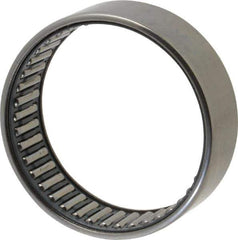 IKO - 2.165" Bore Diam, 7,100 Lb. Dynamic Capacity, 55 x 63 x 20mm, Caged, Open End, Shell Needle Roller Bearing - 2.48" Outside Diam, 0.787" Wide - Apex Tool & Supply