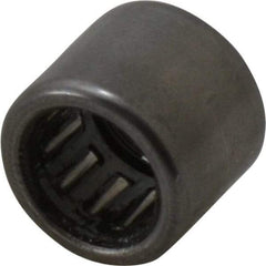 INA Bearing - 0.315" Bore Diam, 620 Lb. Dynamic Capacity, 8 x 12 x 10mm, Caged, Single Seal, Open End, Shell Needle Roller Bearing - 0.472" Outside Diam, 0.394" Wide - Apex Tool & Supply