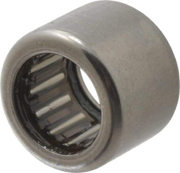 INA Bearing - 0.472" Bore Diam, 1,460 Lb. Dynamic Capacity, 12 x 18 x 14mm, Caged, Single Seal, Open End, Shell Needle Roller Bearing - 0.709" Outside Diam, 0.551" Wide - Apex Tool & Supply