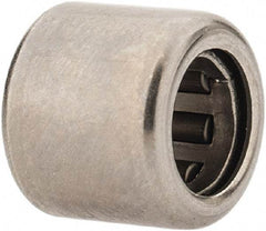 INA Bearing - 5/32" Bore Diam, 285 Lb. Dynamic Capacity, 5/32 x 9/32 x 1/4", Caged, Open End, Shell Needle Roller Bearing - 9/32" Outside Diam, 1/4" Wide - Apex Tool & Supply