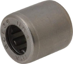 INA Bearing - 3/16" Bore Diam, 630 Lb. Dynamic Capacity, 3/16 x 11/32 x 3/8", Caged, Open End, Shell Needle Roller Bearing - 11/32" Outside Diam, 3/8" Wide - Apex Tool & Supply