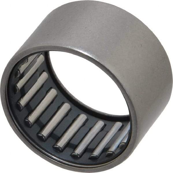IKO - 1" Bore Diam, 4,150 Lb. Dynamic Capacity, 1 x 1-1/4 x 3/4", Caged, Open End, Shell Needle Roller Bearing - 1-1/4" Outside Diam, 3/4" Wide - Apex Tool & Supply