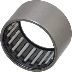 IKO - 1" Bore Diam, 4,150 Lb. Dynamic Capacity, 1 x 1-1/4 x 3/4", Caged, Open End, Shell Needle Roller Bearing - 1-1/4" Outside Diam, 3/4" Wide - Apex Tool & Supply