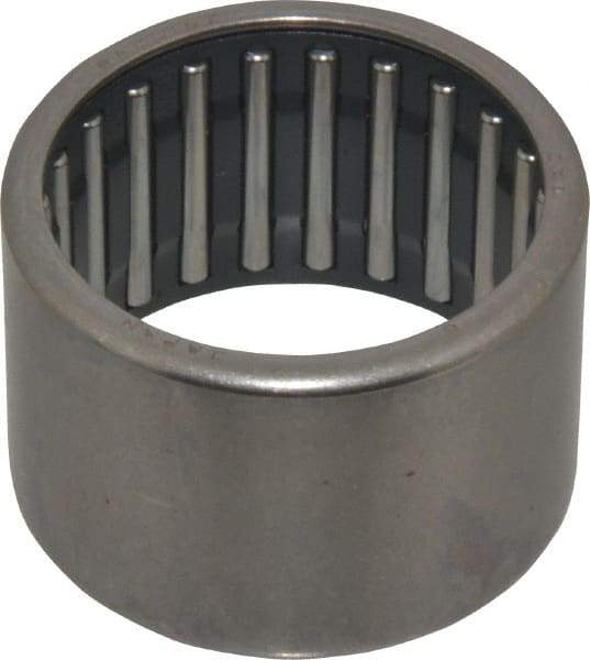 IKO - 1-1/4" Bore Diam, 6,100 Lb. Dynamic Capacity, 1-1/4 x 1-1/2 x 1", Caged, Open End, Shell Needle Roller Bearing - 1-1/2" Outside Diam, 1" Wide - Apex Tool & Supply