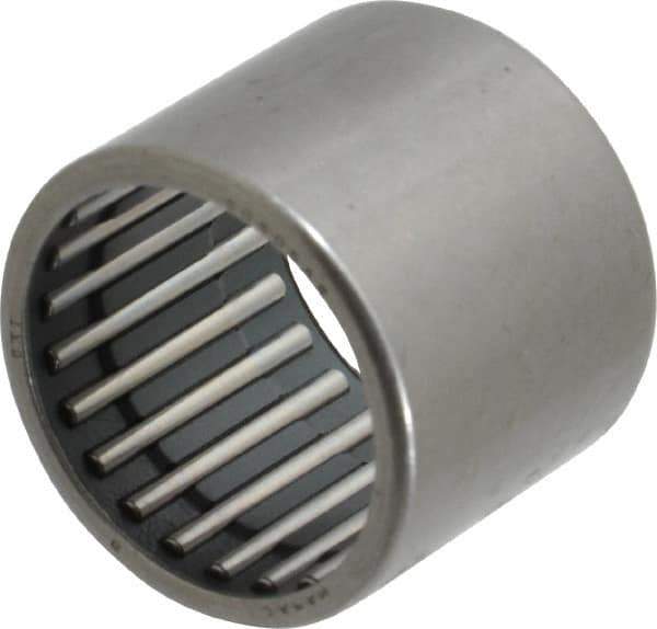 IKO - 1-1/4" Bore Diam, 7,500 Lb. Dynamic Capacity, 1-1/4 x 1-1/2 x 1-1/4", Caged, Open End, Shell Needle Roller Bearing - 1-1/2" Outside Diam, 1-1/4" Wide - Apex Tool & Supply