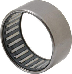 IKO - 1-3/8" Bore Diam, 4,800 Lb. Dynamic Capacity, 1-3/8 x 1-5/8 x 3/4", Caged, Open End, Shell Needle Roller Bearing - 1-5/8" Outside Diam, 3/4" Wide - Apex Tool & Supply