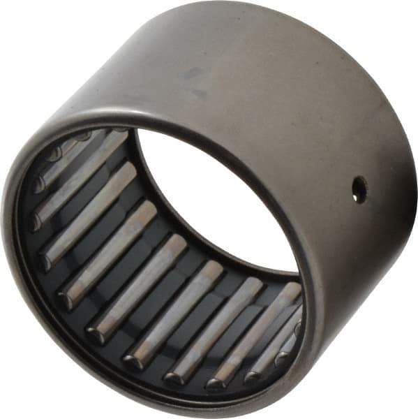 IKO - 1-1/2" Bore Diam, 10,600 Lb. Dynamic Capacity, 1-1/2 x 1-7/8 x 1-1/4", Caged, Open End, Shell Needle Roller Bearing - 1-7/8" Outside Diam, 1-1/4" Wide - Apex Tool & Supply