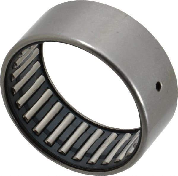 IKO - 2" Bore Diam, 9,300 Lb. Dynamic Capacity, 2 x 2-3/8 x 1", Caged, Open End, Shell Needle Roller Bearing - 2-3/8" Outside Diam, 1" Wide - Apex Tool & Supply