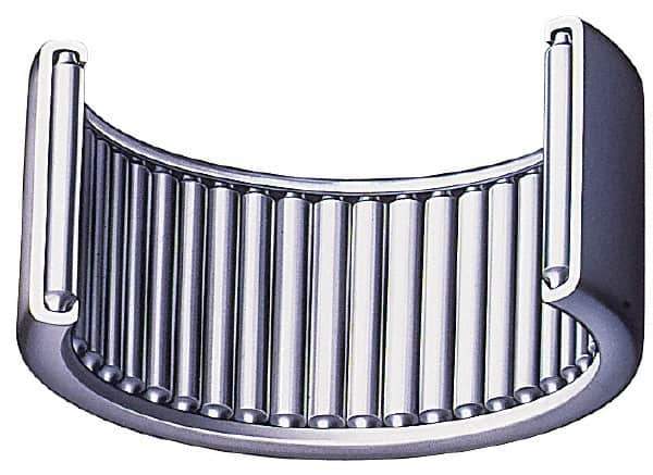INA Bearing - 0.591" Bore Diam, 2,360 Lb. Dynamic Capacity, 15 x 21 x 20mm, Caged, Double Seal, Open End, Shell Needle Roller Bearing - 0.827" Outside Diam, 0.787" Wide - Apex Tool & Supply