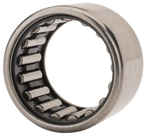 IKO - 11/16" Bore Diam, 2,900 Lb. Dynamic Capacity, 11/16 x 9/16 x 5/8", Caged, Shell Needle Roller Bearing - Heavy Section, 15/16" Outside Diam, 5/8" Wide - Apex Tool & Supply