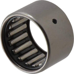 IKO - 7/8" Bore Diam, 4,400 Lb. Dynamic Capacity, 7/8 x 1-3/16 x 3/4", Caged, Shell Needle Roller Bearing - Heavy Section, 1-3/16" Outside Diam, 3/4" Wide - Apex Tool & Supply