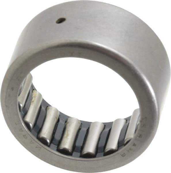 IKO - 1-1/8" Bore Diam, 5,700 Lb. Dynamic Capacity, 1-1/8 x 1-1/2 x 3/4", Caged, Shell Needle Roller Bearing - Heavy Section, 1-1/2" Outside Diam, 3/4" Wide - Apex Tool & Supply