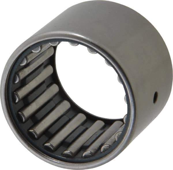 IKO - 1-1/4" Bore Diam, 9,800 Lb. Dynamic Capacity, 1-1/4 x 1-5/8 x 1-1/4", Caged, Shell Needle Roller Bearing - Heavy Section, 1-5/8" Outside Diam, 1-1/4" Wide - Apex Tool & Supply